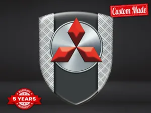 Mitsubishi Personalized Logo Stickers Universal Customizable Pro